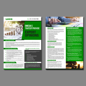 Flyer Design by creative.bugs for Omega Strategy | Design: #16306386