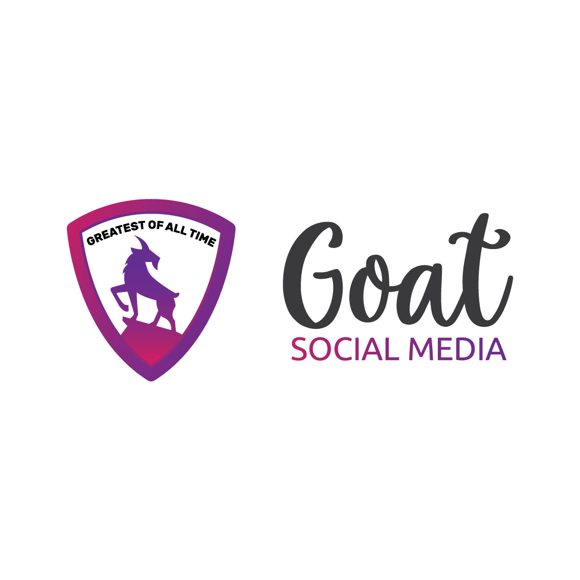 Logo Design by eduard131 for Goat Social Media | Design #16280197