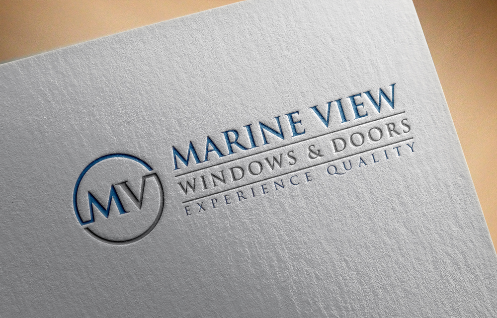 Logo Design by tani_sha321 for Marine View Windows & Doors | Design #16271091
