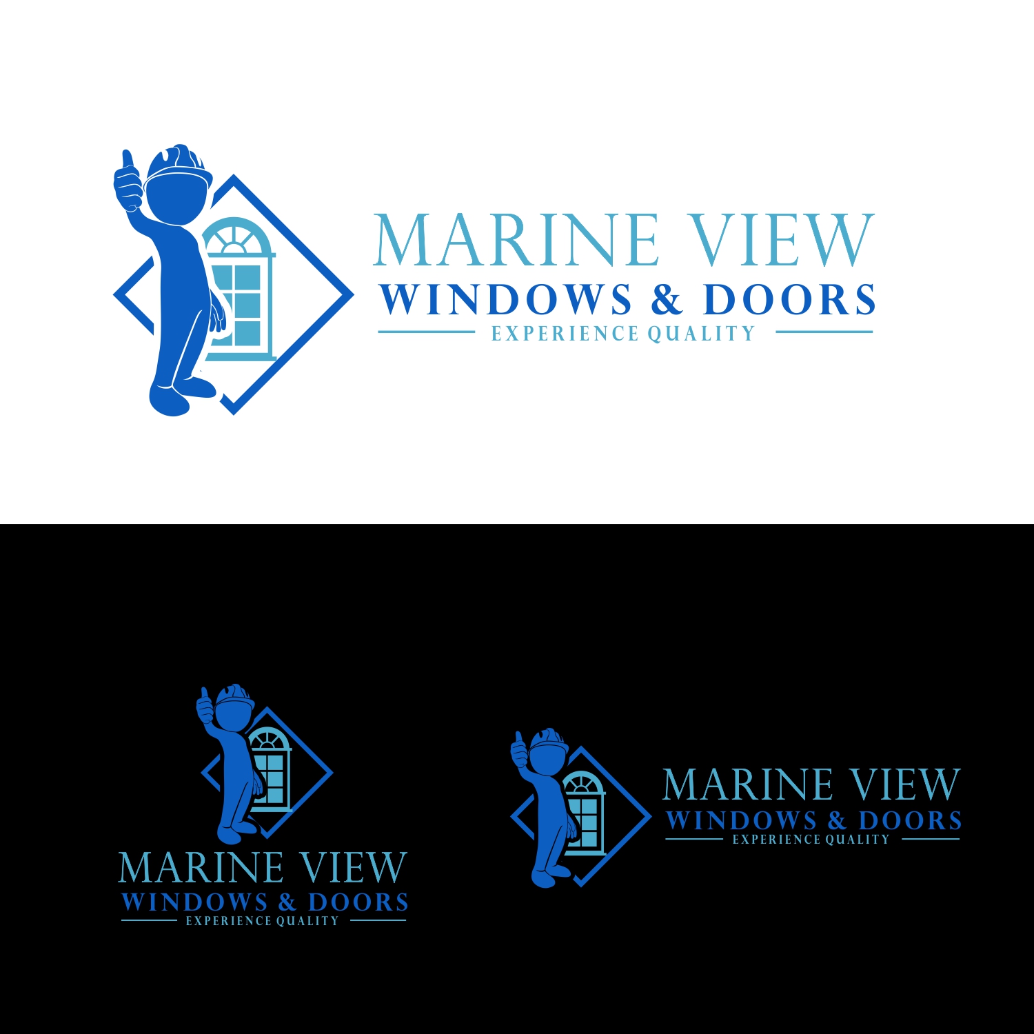 Logo Design by Suwaji Suwaji for Marine View Windows & Doors | Design #16299431