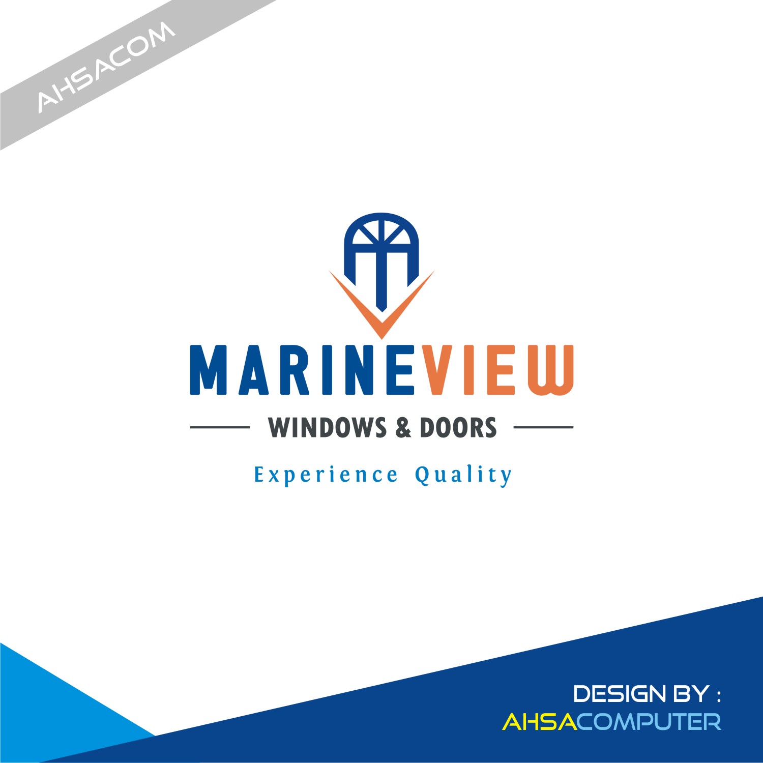 Logo Design by Ahsa_Design for Marine View Windows & Doors | Design #16258869