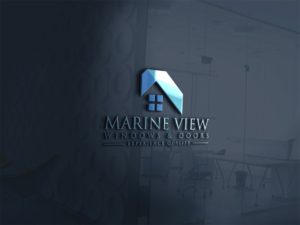 Logo Design by imsakiballhasan for Marine View Windows & Doors | Design: #16279581