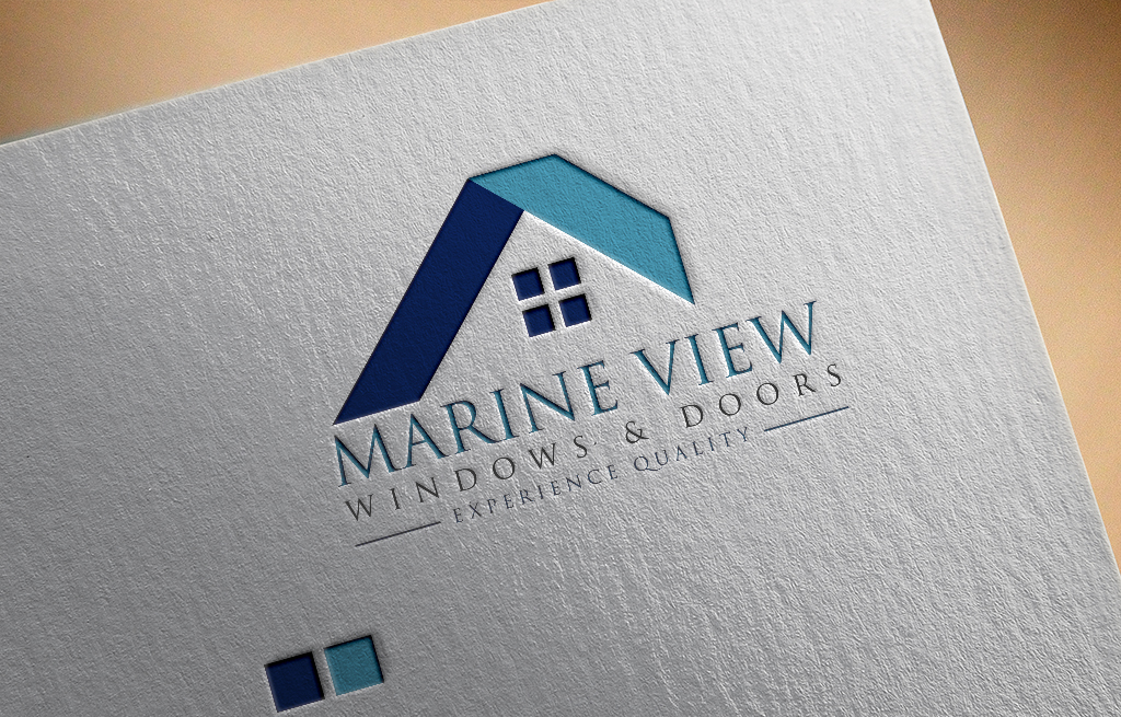 Logo Design by imsakiballhasan for Marine View Windows & Doors | Design #16293489