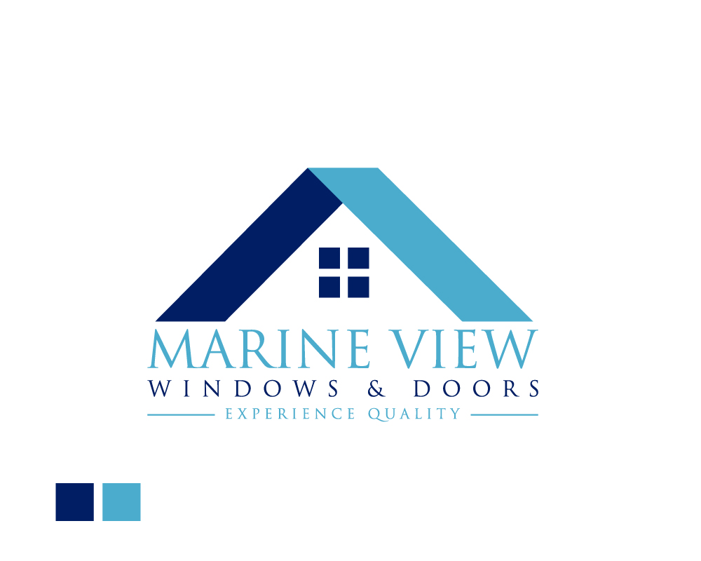 Logo Design by imsakiballhasan for Marine View Windows & Doors | Design #16312073