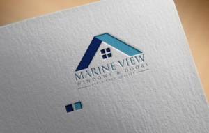 Logo Design by imsakiballhasan for Marine View Windows & Doors | Design: #16312074