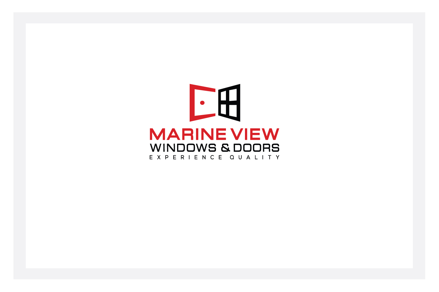 Logo Design by solidinto for Marine View Windows & Doors | Design #16274158