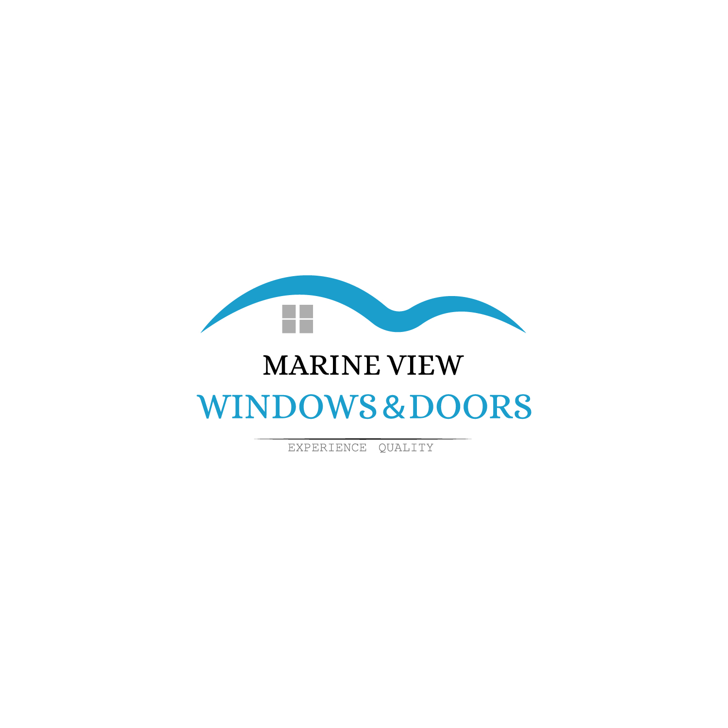 Logo Design by DsgnStory® for Marine View Windows & Doors | Design #16297876