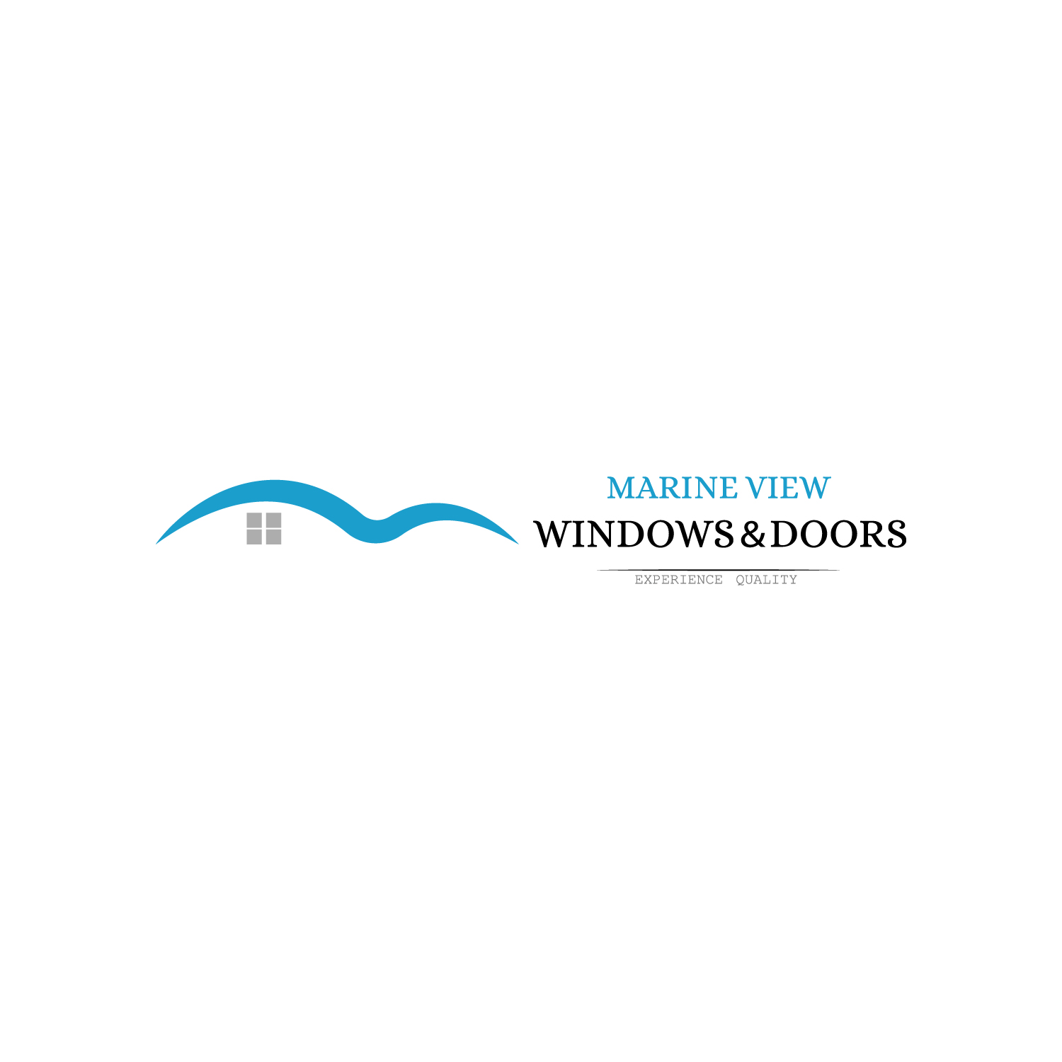 Logo Design by DsgnStory® for Marine View Windows & Doors | Design #16297949