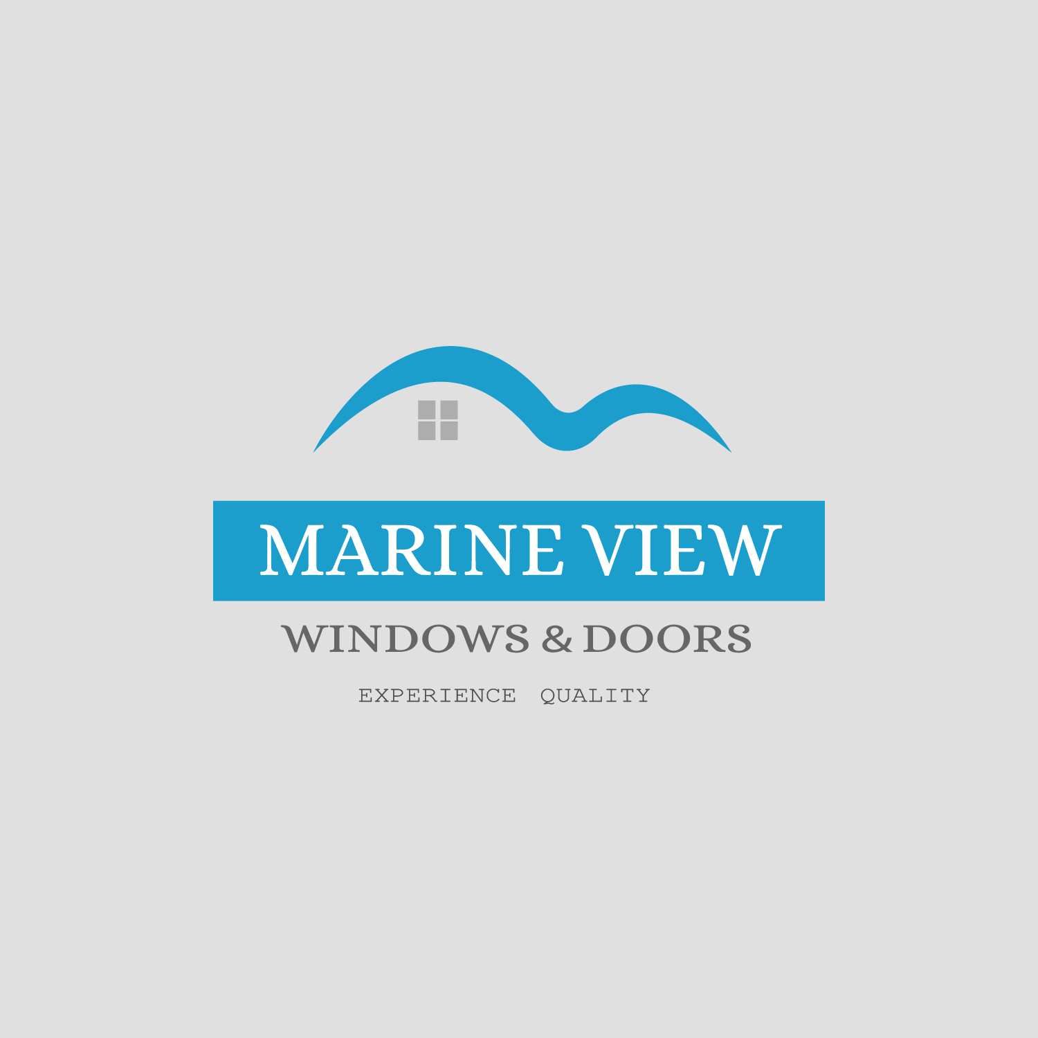 Logo Design by DsgnStory® for Marine View Windows & Doors | Design #16328777