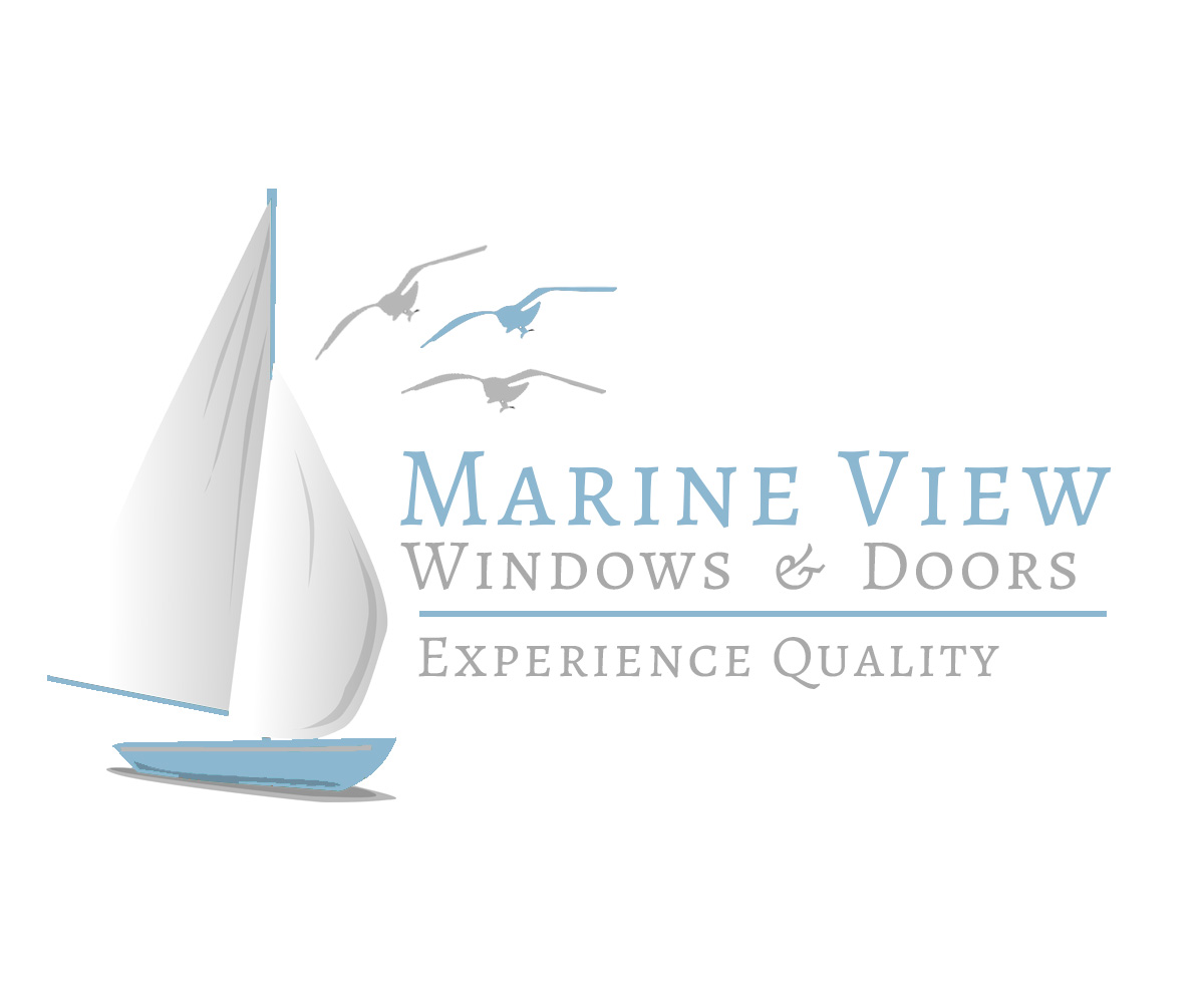 Logo Design by HipOpotamus for Marine View Windows & Doors | Design #16258660