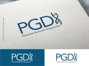 PGDx/ Personal Genome Diagnostics or Empowering the Fight Against Cancer | Logo-Design von Atvento Graphics