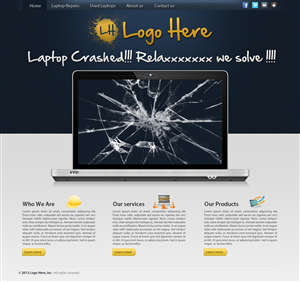 Wordpress Design Project : Laptop Repairs Website