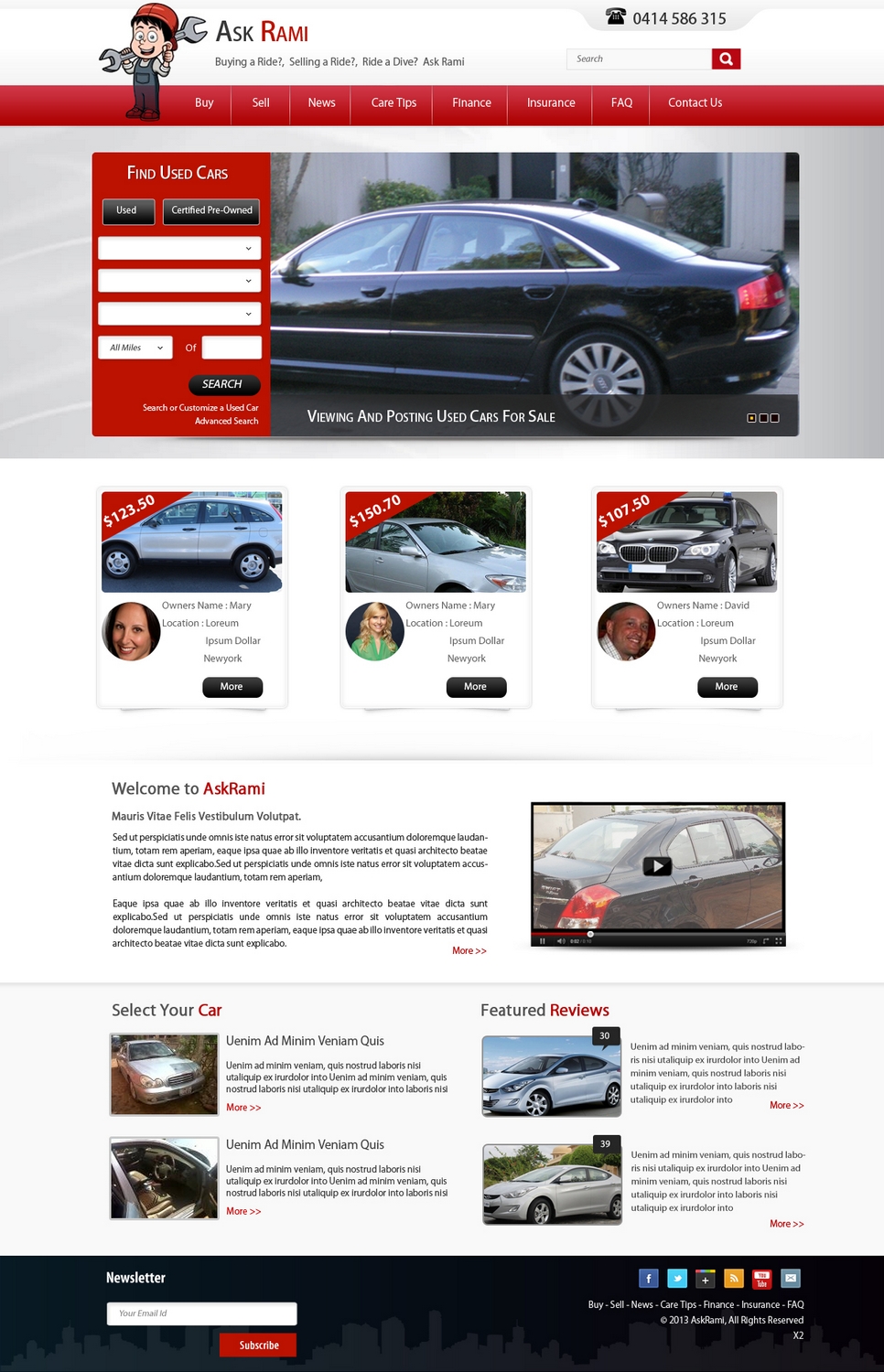 Web Design by pb for this project | Design #2648761