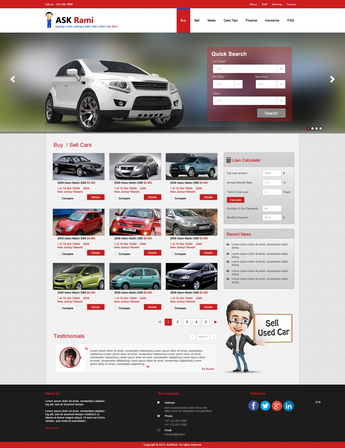 Web Design by pb for this project | Design #2654631