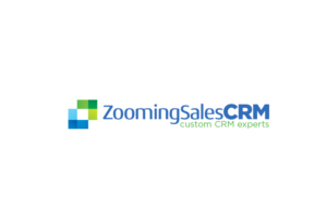 ZoomingSales CRM (tagline: custom CRM experts) | Logo Design by jaime.sp