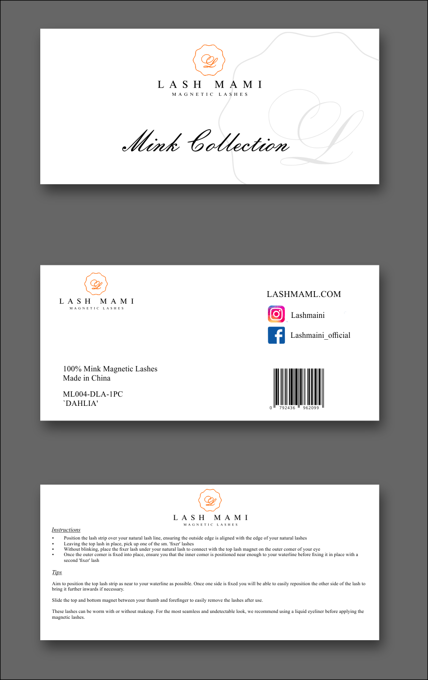 Design Emballage par cornel888 pour Lash Mami Limited | Design #16277888