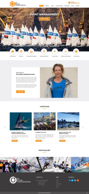 Web Design by pb for On Course Communications | Design: #16427318
