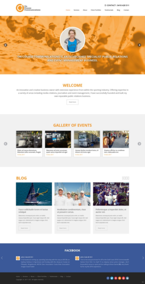 Web Design by pb for On Course Communications | Design: #16427850