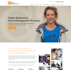 Diseño Web por dzineStylize para On Course Communications | Diseño: #16473782