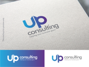 Up Consulting - helping your business grow | Logo-Design von Atvento Graphics