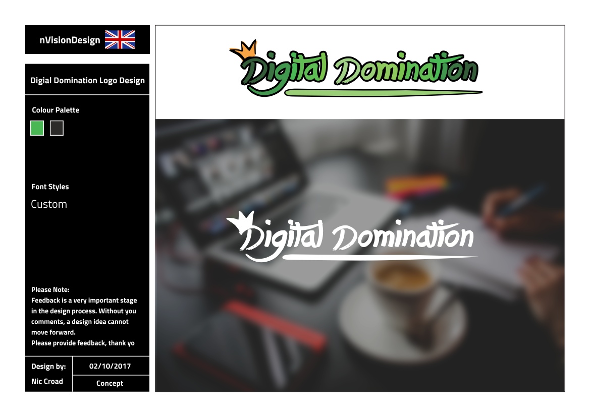Logo Design by nvisiondesign.co.uk for Digital Domination | Design #16277901