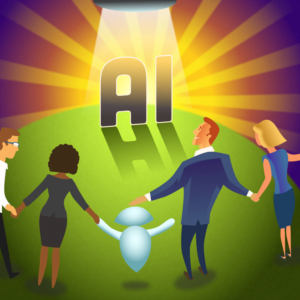 Companies Need AI to Deal with AI | Illustration Design by artistraman