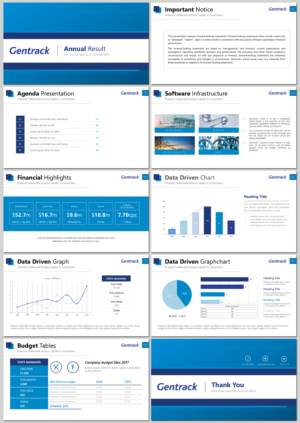 New graph look and feel for Investor slide deck | PowerPoint Design by agdesign