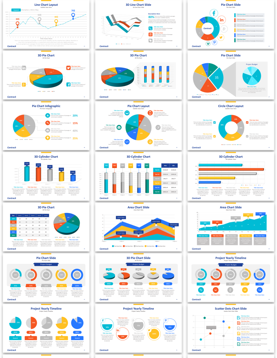 modern professional business software powerpoint design for a