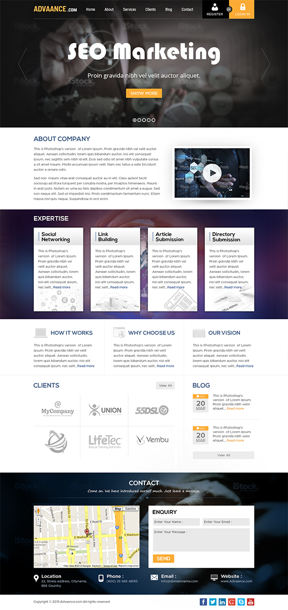 Web Design by Mayank Patel for this project | Design #2668047