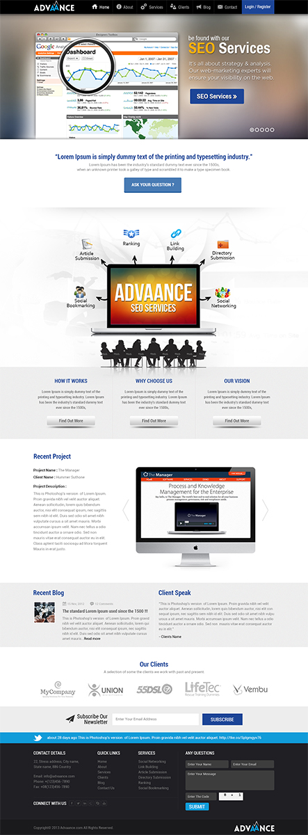 Web Design par Mayank Patel pour ce projet | Design #2698007