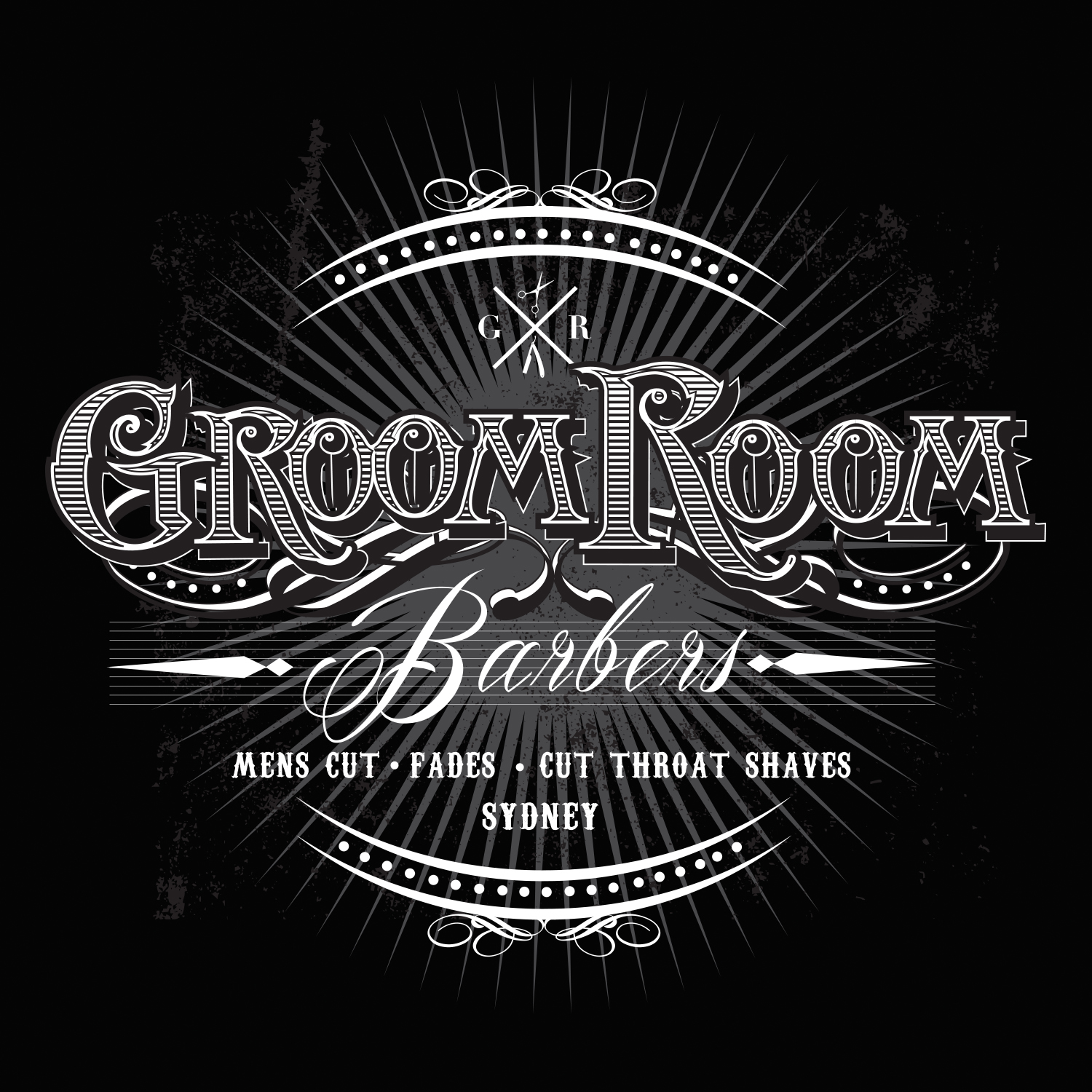 T-shirt Design by Eightone 3 for Groom Room Barbers | Design #16417962