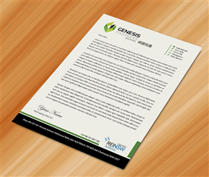 Diseño de Membrete por DSGrafix para Genesis Partners Real Estate | Diseño: #2737861