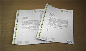 Diseño de Membrete por asimali para Genesis Partners Real Estate | Diseño: #2704034