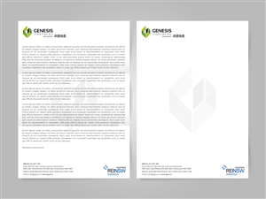 Briefkopf-Design von Cyanide Designz für Genesis Partners Real Estate | Design: #2642779