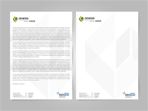 Briefkopf-Design von Cyanide Designz für Genesis Partners Real Estate | Design: #2642854