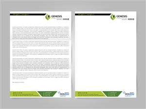 Letterhead Design Needed for Real Estate Office | Design En-Tête par Cyanide Designz