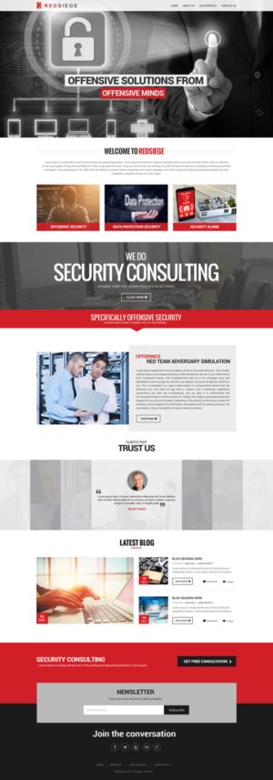 Web Design by Dream Logo Design for this project | Design #16283332