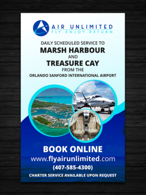 Air Unlimited Print Ad for Abaco Life | Advertisement Design by OwnDesign
