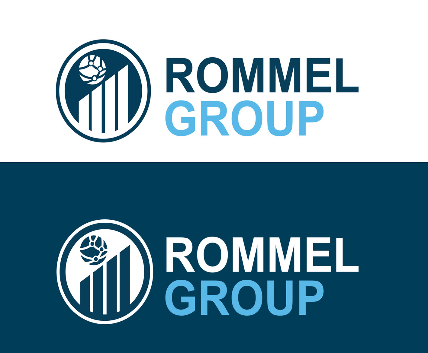 Logo Design by xAPx for Rommel Group | Design #16276803