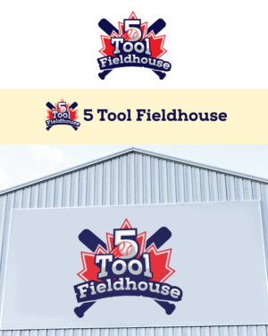 Logo Design by GenArt for 5 Tool Fieldhouse | Design: #16269637