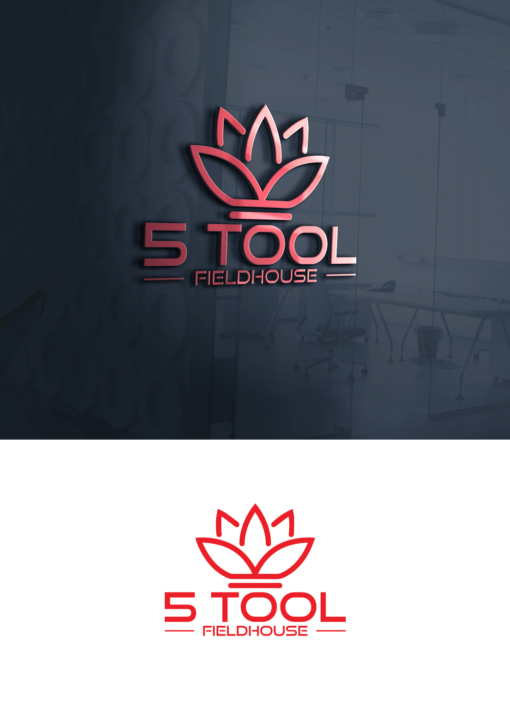 Logo Design by supercreative for 5 Tool Fieldhouse | Design #16280252