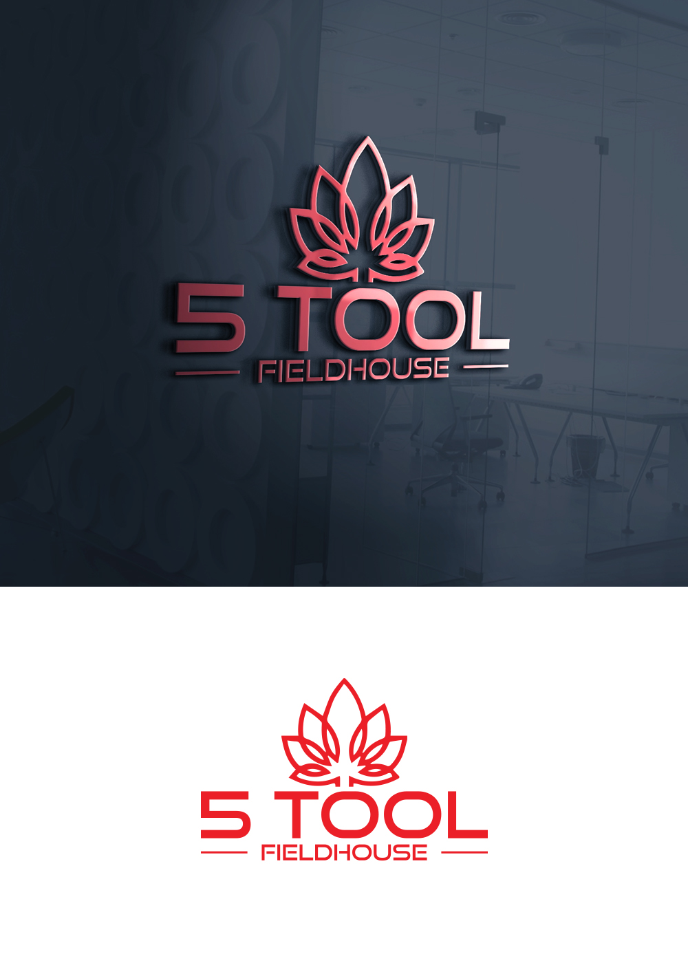 Logo Design by supercreative for 5 Tool Fieldhouse | Design #16280253
