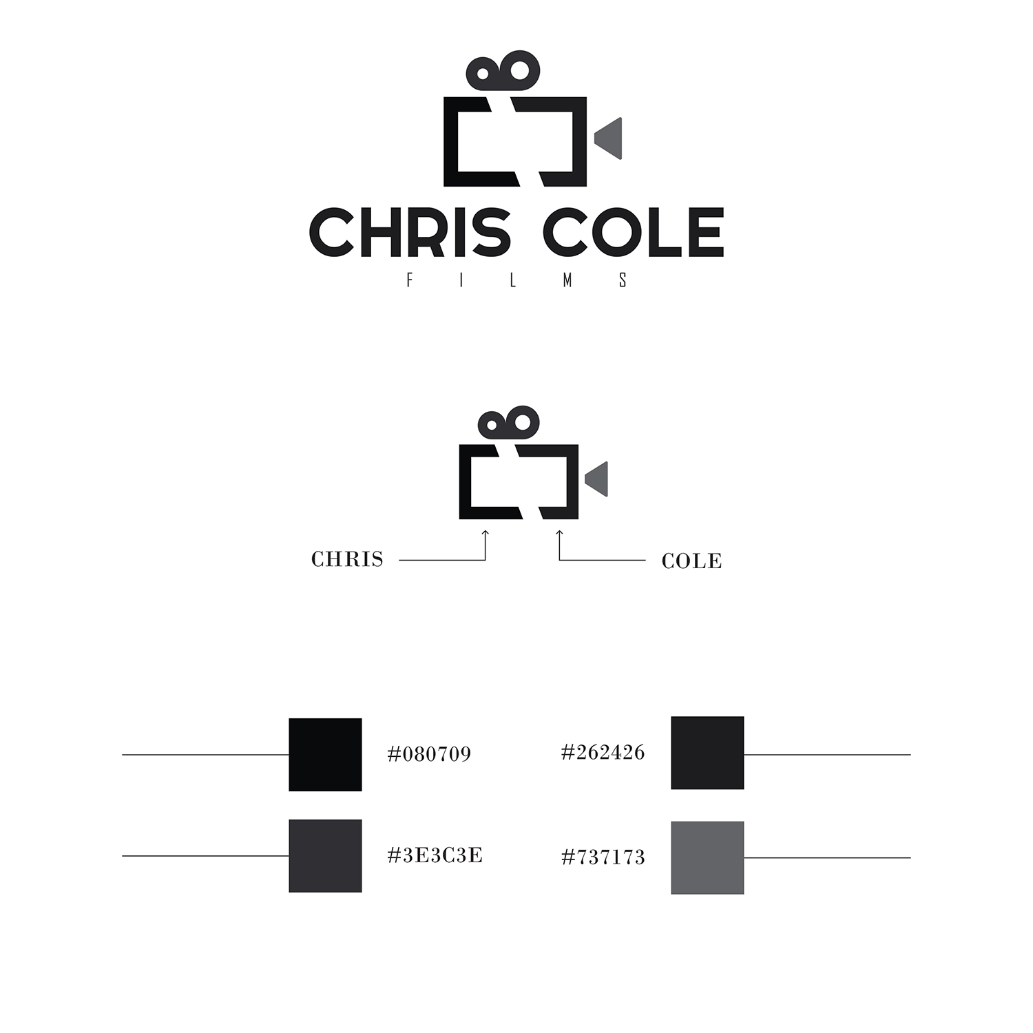 Logo Design by Massi Amrani for christopher cole films | Design #16338386