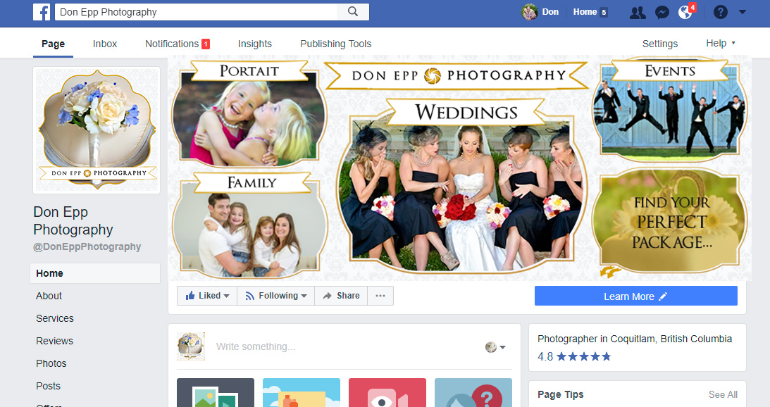 Facebook Design by Kristina Andonoff for this project | Design #16372515