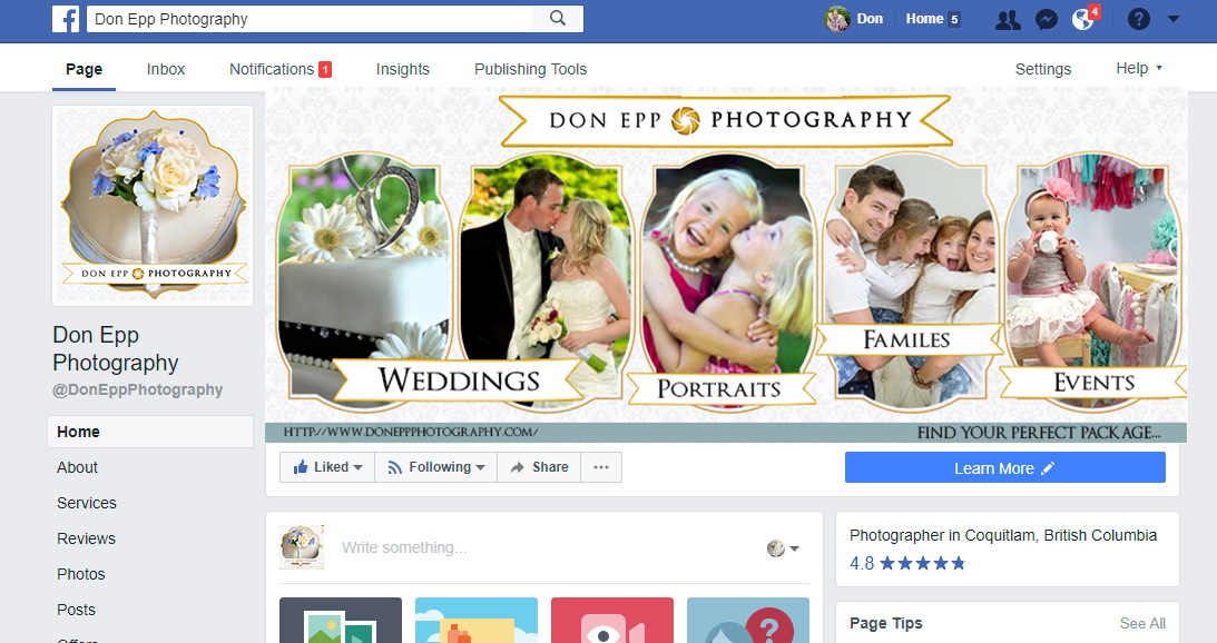 Facebook Design by Kristina Andonoff for this project | Design #16373198