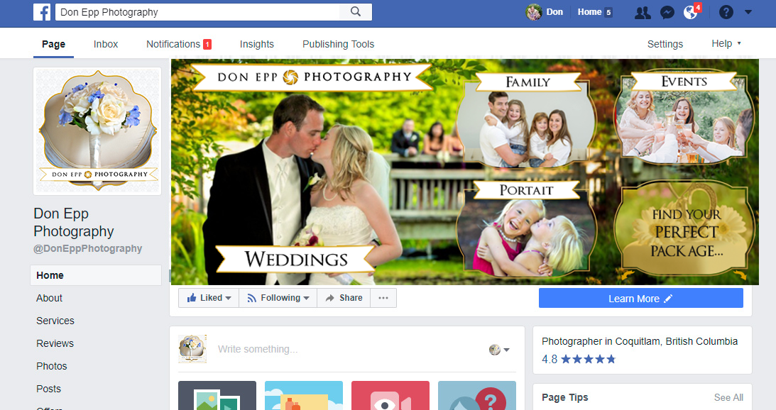 Facebook-Design von Kristina Andonoff für dieses Projekt | Design #16373553