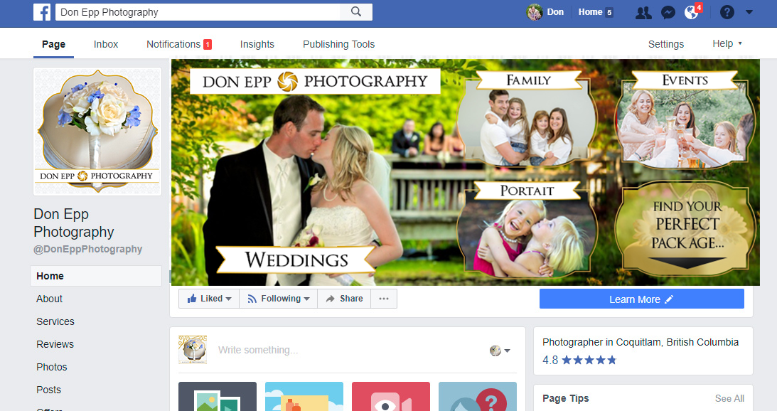 Facebook Design by Kristina Andonoff for this project | Design #16373865