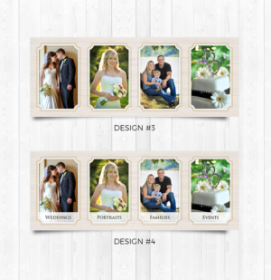 Pro Photographer needs an upscale Facebook Banner Page to showcase his work | Facebook-Design von JustACreative1