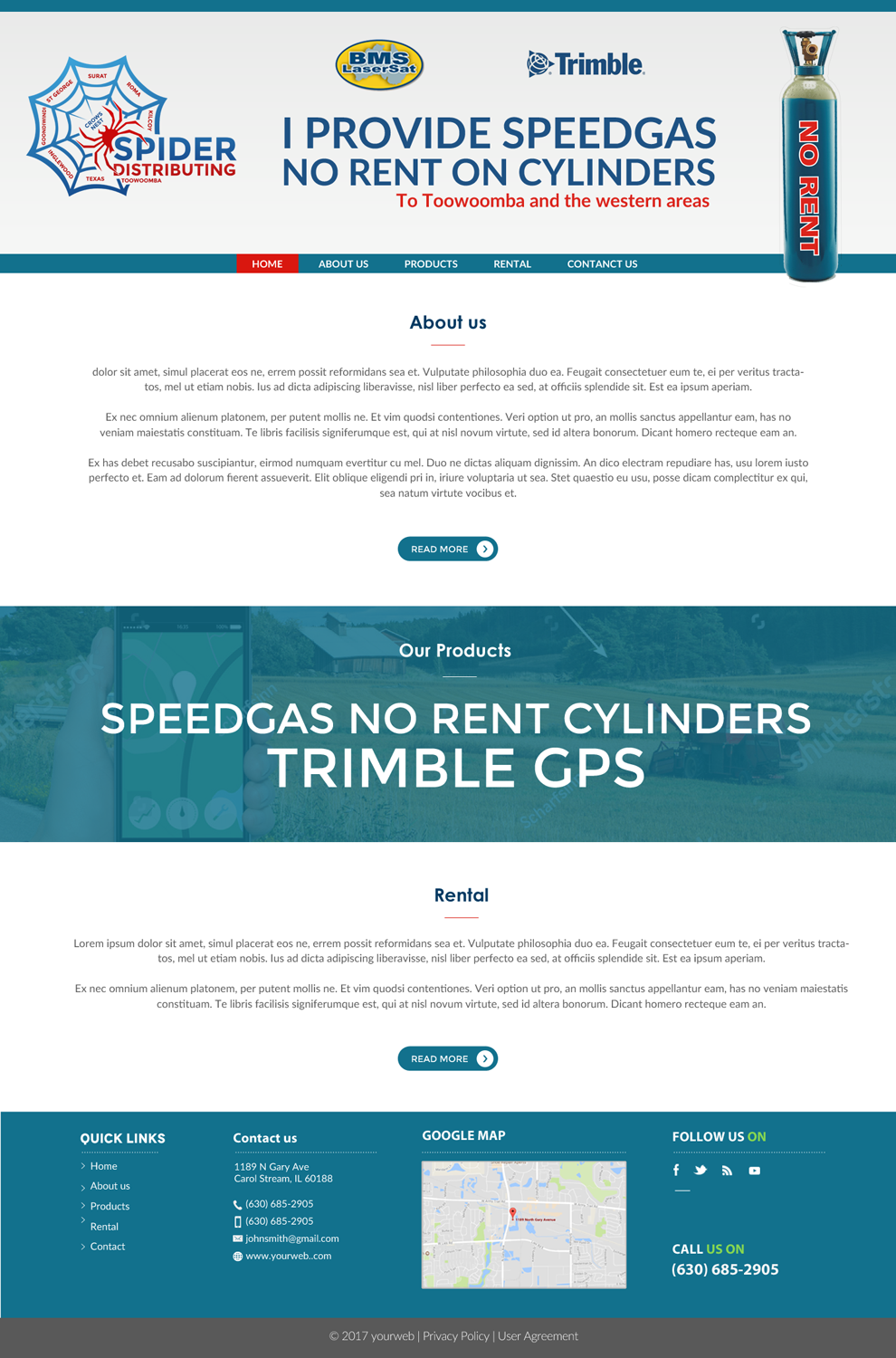 Web Design by chandrayaan.creative for Spider Distributing | Design #16314170