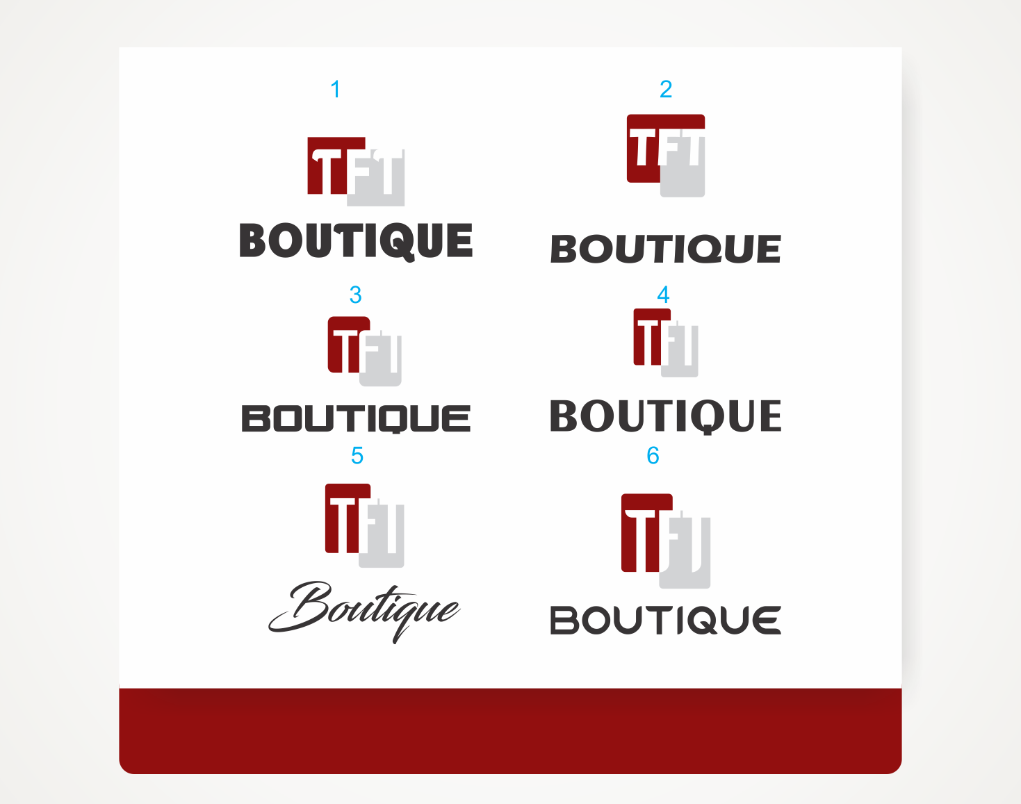 Diseño de Logo por Savana para TFT Boutique | Diseño #16285596